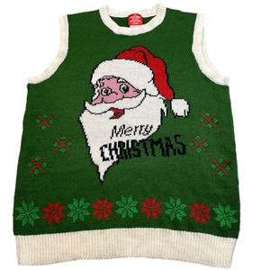 Christmas Santa sweater vest